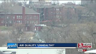 Air quality "unhealthy" for most of the day