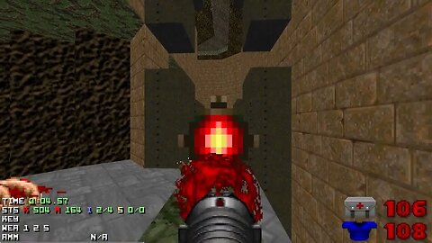 Doom 2 Grindfest Level 1 UV with 100.1% in 9:01