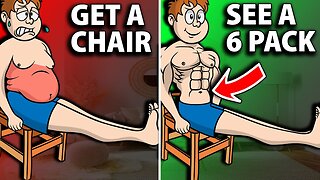 Make a six-pack easily with a chair !