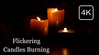 Burning Candle Sound for Deep Sleep, Meditation, and Stress Relief