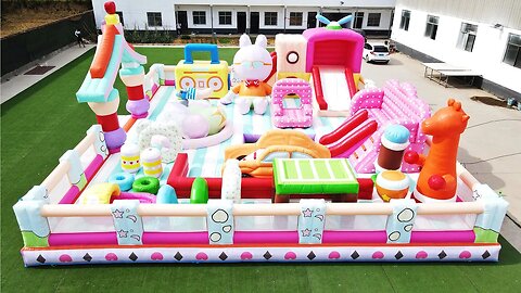 Rabbit's Home Inflatable Fun city #inflatablefactory#factorybouncehouse #factoryslide #inflatable