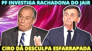 Ciro explica cochico com Bolsonaro mas não convence - PF investiga gastos de Bolsonaro