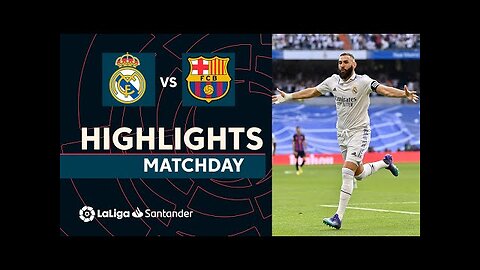 Karim Benzema & Valverde Goals - Real Madrid vs Barcelona 1-0 - Highlights - LaLiga Santander 2023