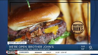 Brother John's selling takeout meals