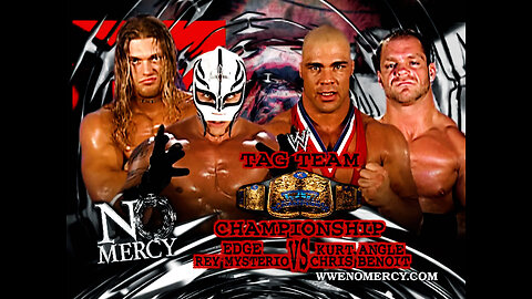 Edge & Rey Mysterio vs. Kurt Angle & Chris Benoit Highlights: WWE No Mercy 2002 #wwe #wweraw