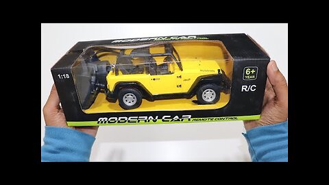 Remote Control Modern Jeep Car Unboxing & Testing!