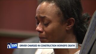 Driver charged in construction worker's death