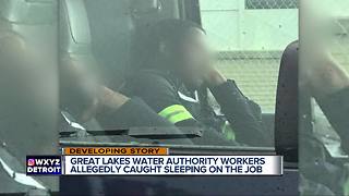 Great Lakes Water Authority workers allegedly caught sleeping on the job