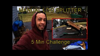 Manual Log Splitter - Real World Test