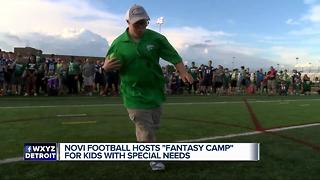 Novi football hosts Fantasy Camp for kids with special needs