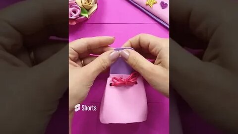 Crafts for kids DIY - How to make a doll backpack EVA #shorts