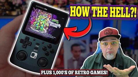 How In the Hell? TMNT Shredder's Revenge On An Emulation Handheld?! NEW GKD Mini Plus Review!