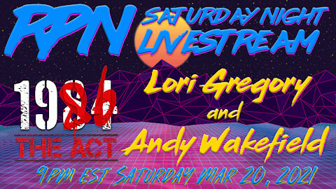 1986: The Act with Lori Gregory & Andy Wakefield on Sat. Night Livestream