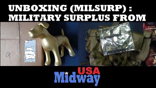 UNBOXING [96] : MidwayUSA. .303 British Brass Casings, Czech M95 Shoulder Pads, Swiss M90 Rucksack