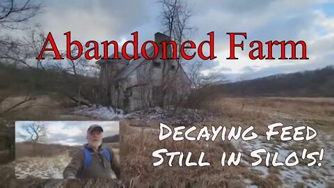 Exploring Abandoned Farm - Dairy Barn - Old Silos - Old Buildings