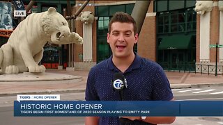 Tigers get set to play home opener in empty Comerica Park