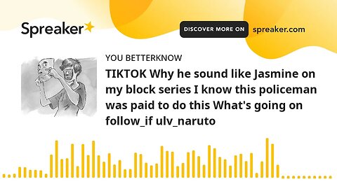 TIKTOK Why he sound like Jasmine on my block series I know this policeman was paid to do this What's