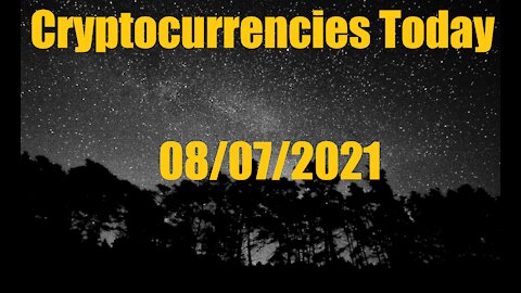 Cryptocurrencies Today 08/07/2021