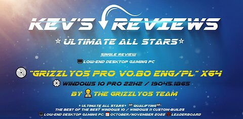 🖥️🔥ULTIMATE W 1X ⭐All Stars⭐ | 💿"GrizzlyOS Pro v0.80 Eng/PL" x64 by 👷‍♂️The GrizzlyOS Team / Review