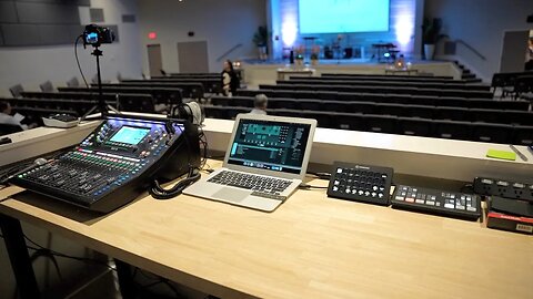 Worship Tech Booth Makeover | SQ5, Lightkey, Parish Drums, Boxcast | Hilton Head Presbyterian