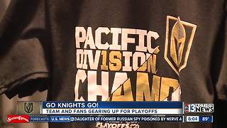 Golden Knights fans gear up for playoffs