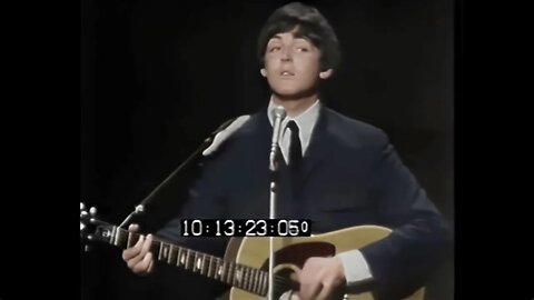 The Beatles - Yesterday (Live, Blackpool) [COLORIZED]