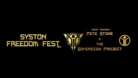 Syston Freedom Festival 2022 - guest speaker Pete Stone.