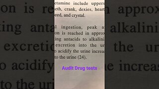 Audit Drug tests 5 Acidity #minds #scottsdale