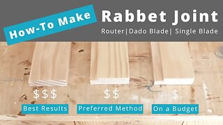 What Is The Best Way to Make a Rabbet Joint | Woodworking