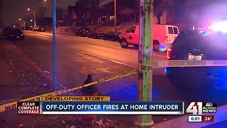 Off-duty KCPD officer shoots man who broke into home
