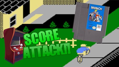 Paperboy (NES) No Crashes, 100k+ High-Score Attack!!
