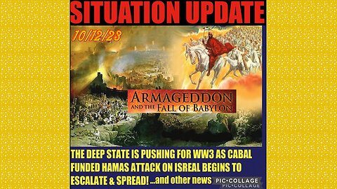 SITUATION UPDATE 10/12/23 - Terror Cells In Us, Illegal Invasion, Gcr/Judy Byington Update