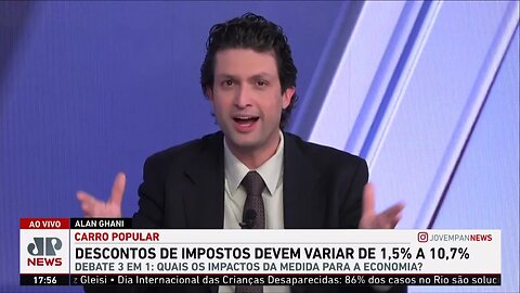 Alckmin anuncia que descontos de impostos para carros de até R$ 125 mil podem variar de 1,5% a 10%