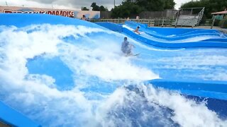 flowrider - Zak - 6 at Soak City, Kings Island