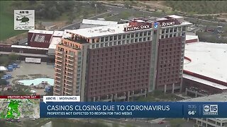 Casinos shutting down in wake of coronavirus pandemic