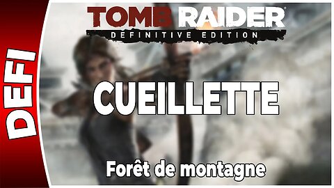 Tomb Raider (2013) - Défi - CUEILLETTE - Forêt de montagne [FR PS4]