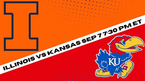 Illinois Fighting Illini at Kansas Jayhawks Prediction and Picks {Football Best Bet 9-8-2023}