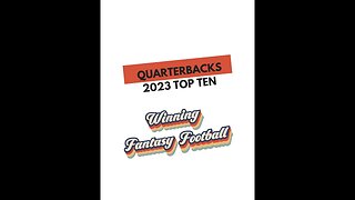 2023 NFL Fantasy Football Top Ten Quarterback Rank Mahomes Allen Hurts Herbert Burrow Jackson Watson