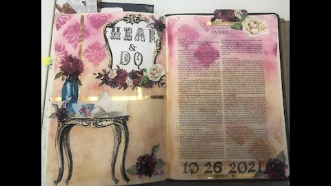 Let's bible Journal James (from Lovely Lavender Wishes)