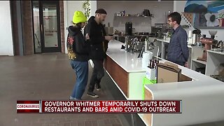 Gov. Whitmer to temporarily shut down bars, restaurants & gyms amid COVID-19 outbreak