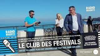 Club des Festivals Biarritz - conférence de presse du 10 oct 2023