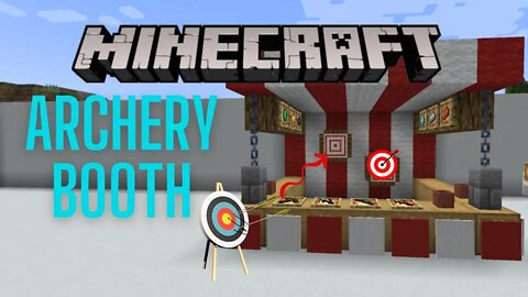 Minecraft: Archery Booth ( Carnival or Festival)