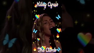 Miley Cyrus The Climb #shorts #shortvideo #beautiful #singer #mileycyrus