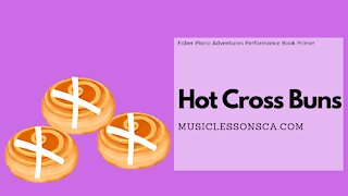 Piano Adventures Performance Book Primer - Hot Cross Buns
