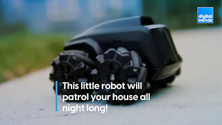This little robot will patrol your house all night long!