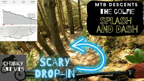 MTB Descents | Splash and Dash | This trail had me screaming like a girl! | How embarrassing!