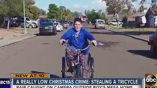 Mesa boy with autism devastated after bicycle stolen