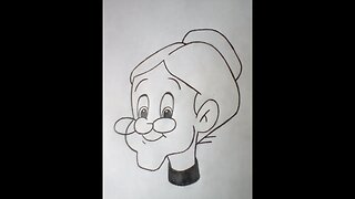 How to Draw Granny from the Looney Tunes Series