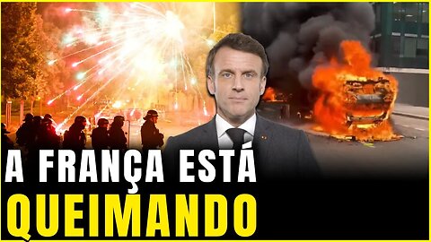 Noites de TERROR na França. Estão queimando tudo!