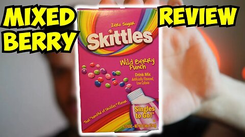 Skittles WILD BERRY PUNCH Drink Mix Review
